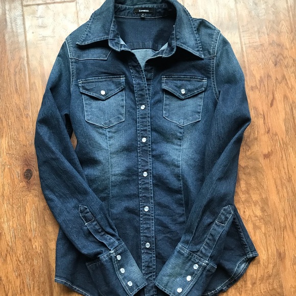 express denim shirt womens